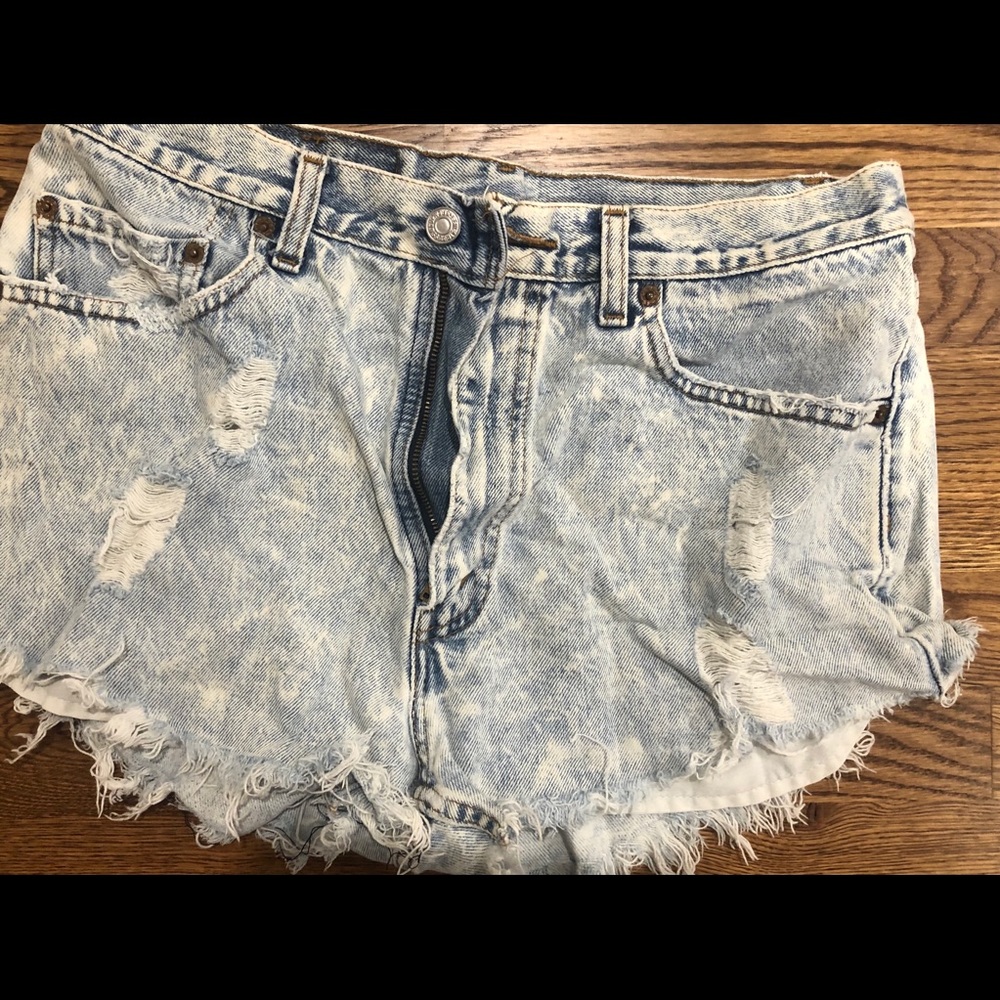 Levi denim shorts